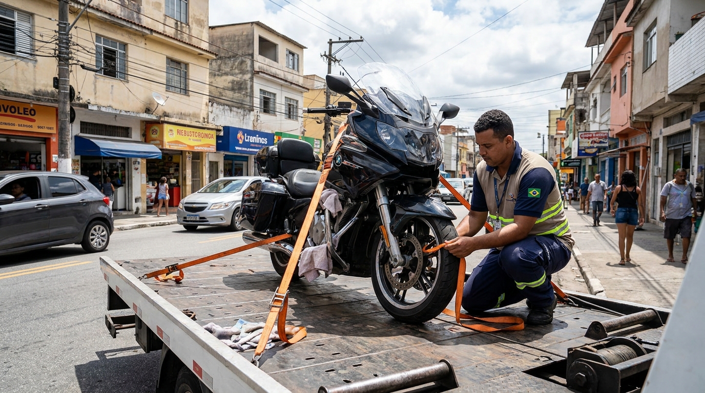 Remoção de Moto em Pane na Boca do Monte, Santa Maria‑RS
